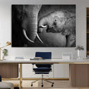 Elephant Family Wall Art Canvas, Framed Elephant Family by MyGreatCanvas | Canvas Wall Art Prints | Photo Prints & Wall Decor