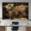 World Map Canvas Print, Modern Decorative Framed Map Artwork by MyGreatCanvas | Canvas Wall Art Prints | Photo Prints & Wall Decor