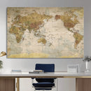 World Map Canvas Print – Detailed Map of the World Wall Art by MyGreatCanvas | Canvas Wall Art Prints | Photo Prints & Wall Decor