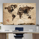 World Map Wall Art Canvas Print by MyGreatCanvas | Canvas Wall Art Prints | Photo Prints & Wall Decor