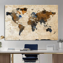 World Map Canvas Print – Framed Travel Map Wall Art for by MyGreatCanvas | Canvas Wall Art Prints | Photo Prints & Wall Decor