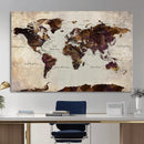 World Map Canvas Triptych – Colorful Global Wall Art for by MyGreatCanvas | Canvas Wall Art Prints | Photo Prints & Wall Decor