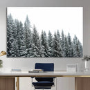 Misty Mountain Forest Canvas Print, Foggy Pine Trees Nature by MyGreatCanvas | Canvas Wall Art Prints | Photo Prints & Wall Decor