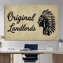 Original Landlords Wall Art Canvas Print, Native American by MyGreatCanvas | Canvas Wall Art Prints | Photo Prints & Wall Decor