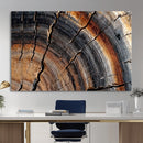Abstract Tree Ring Wall Art Print – Natural Rustic Wood by MyGreatCanvas | Canvas Wall Art Prints | Photo Prints & Wall Decor