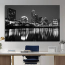 Austin Skyline Wall Art Canvas Print, Austin Downtown Night by MyGreatCanvas | Canvas Wall Art Prints | Photo Prints & Wall Decor