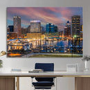 Baltimore Skyline Wall Art Canvas Print, Baltimore Downtown by MyGreatCanvas | Canvas Wall Art Prints | Photo Prints & Wall Decor