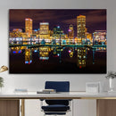 Baltimore Skyline Wall Art Canvas Print, Baltimore Downtown by MyGreatCanvas | Canvas Wall Art Prints | Photo Prints & Wall Decor