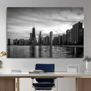Chicago Wall Art Canvas Print, Chicago City Downtown Night by MyGreatCanvas | Canvas Wall Art Prints | Photo Prints & Wall Decor