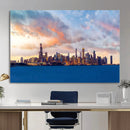 Chicago Wall Art Canvas Print - Chicago City Downtown Night by MyGreatCanvas | Canvas Wall Art Prints | Photo Prints & Wall Decor