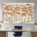 Gazelle Wall Art Canvas Print - Abstract Antelope Wall Art by MyGreatCanvas | Canvas Wall Art Prints | Photo Prints & Wall Decor