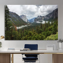 Yosemite Valley Wall Art Canvas Print – Misty Mountain by MyGreatCanvas | Canvas Wall Art Prints | Photo Prints & Wall Decor