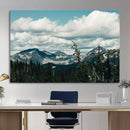 Mountain Forest Wall Art Canvas Print, Alpine Pine Tree by MyGreatCanvas | Canvas Wall Art Prints | Photo Prints & Wall Decor
