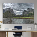 Yosemite Valley River Wall Art Canvas Print, Granite Cliffs by MyGreatCanvas | Canvas Wall Art Prints | Photo Prints & Wall Decor