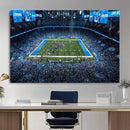 Detroit Lions Stadium Wall Art Canvas Print, Football Field by MyGreatCanvas | Canvas Wall Art Prints | Photo Prints & Wall Decor