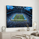 Detroit Lions Stadium Wall Art Canvas Print, Football Field