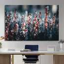 Winter Heather Wall Art Canvas Print, Frosted Floral Nature by MyGreatCanvas | Canvas Wall Art Prints | Photo Prints & Wall Decor