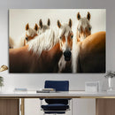 Wild Horse Herd Wall Art Canvas Print, Natural Horse by MyGreatCanvas | Canvas Wall Art Prints | Photo Prints & Wall Decor