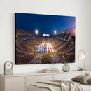 Oklahoma Sooners Memorial Stadium Wall Art Canvas Print,