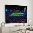 Ole Miss Rebels Vaught Hemingway Stadium Wall Art Canvas