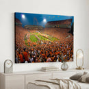 Clemson Tigers Memorial Stadium Wall Art Canvas Print