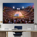 Oklahoma Memorial Stadium Wall Art Canvas Print – Oklahoma
