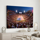 Oklahoma Memorial Stadium Wall Art Canvas Print – Oklahoma