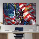 USA Statue of Liberty Graffiti Street Art Wall Art Canvas by MyGreatCanvas | Canvas Wall Art Prints | Photo Prints & Wall Decor
