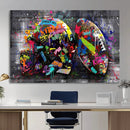 Graffiti American Football Helmet Street Art Wall Art Canvas by MyGreatCanvas | Canvas Wall Art Prints | Photo Prints & Wall Decor