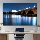 Washington DC Wall Art Canvas Print – Lincoln Memorial Night by MyGreatCanvas | Canvas Wall Art Prints | Photo Prints & Wall Decor