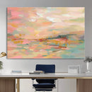 Abstract Pastel Landscape Wall Art Canvas Print – Soft Pink by MyGreatCanvas | Canvas Wall Art Prints | Photo Prints & Wall Decor