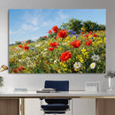 Wildflower Meadow Wall Art Canvas Print – Colorful Poppy and by MyGreatCanvas | Canvas Wall Art Prints | Photo Prints & Wall Decor