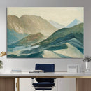 Shemelina Mountain Landscape, Mountains at Dawn Wall Art by MyGreatCanvas | Canvas Wall Art Prints | Photo Prints & Wall Decor
