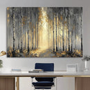 Abstract Birch Forest Wall Art Canvas Print – Modern Neutral by MyGreatCanvas | Canvas Wall Art Prints | Photo Prints & Wall Decor