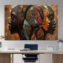 Abstract Afro American Women Wall Art Canvas Print by MyGreatCanvas | Canvas Wall Art Prints | Photo Prints & Wall Decor