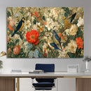 Vintage Birds and Flowers Wall Art Canvas Print, Botanical by MyGreatCanvas | Canvas Wall Art Prints | Photo Prints & Wall Decor