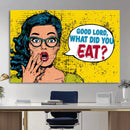 Pop Art Print Bathroom Sign Wall Art Canvas Print — Funny by MyGreatCanvas | Canvas Wall Art Prints | Photo Prints & Wall Decor