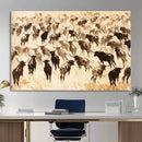 Texas Longhorn Sepia Canvas Wall Art, Western Cattle by MyGreatCanvas | Canvas Wall Art Prints | Photo Prints & Wall Decor