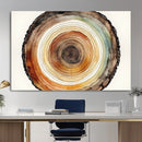 Natural Wood Slice Wall Art Canvas Print, Tree Ring Wall by MyGreatCanvas | Canvas Wall Art Prints | Photo Prints & Wall Decor
