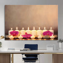 Spa Candles Orchid Canvas Print | Zen Wellness Relaxation by MyGreatCanvas | Canvas Wall Art Prints | Photo Prints & Wall Decor
