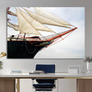 Sailboat Wall Art Canvas Print, Vintage Ship Bow Framed by MyGreatCanvas | Canvas Wall Art Prints | Photo Prints & Wall Decor