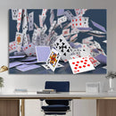 Playing Cards Canvas Wall Art | Casino Game Room Decor, by MyGreatCanvas | Canvas Wall Art Prints | Photo Prints & Wall Decor