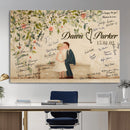 Wedding Guest Book Alternative Wall Art Canvas Print, Personalized Wedding Signature Poster, Custom Couple Photo Guestbook Canvas by MyGreatCanvas | Canvas Wall Art Prints | Photo Prints & Wall Decor