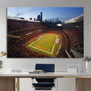 Chicago Bears Soldier Field Canvas Wall Art, NFL Stadium Panorama Print, Football Arena Photography for Sports Fans by MyGreatCanvas | Canvas Wall Art Prints | Photo Prints & Wall Decor