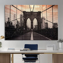 Brooklyn Bridge Canvas Wall Art, New York City Skyline Photography Print, NYC Landmark Urban Decor Artwork by MyGreatCanvas | Canvas Wall Art Prints | Photo Prints & Wall Decor