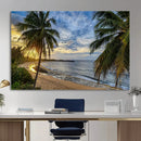 Mar Chiquita Beach Puerto Rico Canvas Wall Art, Manati Caribbean Coastal Photography Print, Tropical Ocean Sunset Decor by MyGreatCanvas | Canvas Wall Art Prints | Photo Prints & Wall Decor