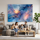 Colorful Abstract Canvas Wall Art Print, Vibrant Popup Color Art Print