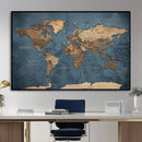 World Map Canvas Wall Art Canvas Print by MyGreatCanvas | Canvas Wall Art Prints | Photo Prints & Wall Decor