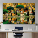 Gustav Klimt Golden Cityscape Wall Art Canvas Print, by MyGreatCanvas | Canvas Wall Art Prints | Photo Prints & Wall Decor