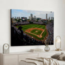 Chicago Cubs Baseball Team Print - Wrigley Field Stadium